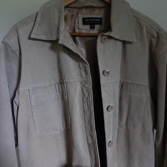 Vintage 100% Leather Shacket Size Medium - Picture 4 of 5